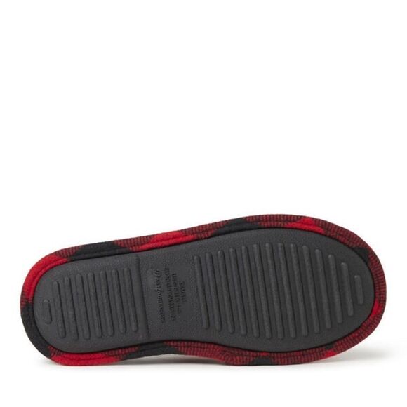 Dearfoams Women's Mama Bear Buffalo Check Clog Slippers NWT - Picture 6 of 12